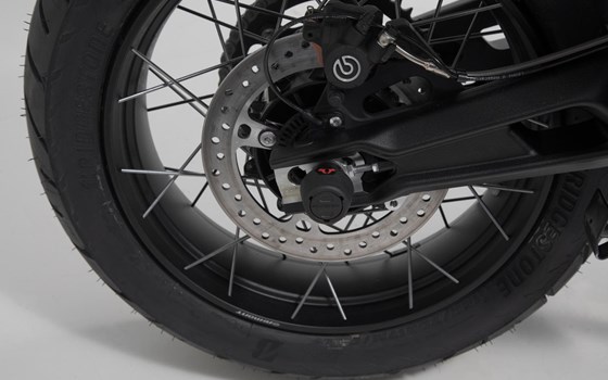 Sturzpad-Kit für Hinterachse. Schwarz. Triumph Tiger 800 (10-)/ 900 (19-). - Bild 2