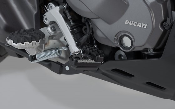 Fußbremshebel-Erweiterung. Schwarz. Ducati Multistrada 950/1200/1260/V2/V2S. - Bild 2