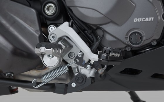 Fußbremshebel-Erweiterung. Schwarz. Ducati Multistrada 950/1200/1260/V2/V2S. - Bild 3