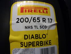 200/65 R 17 Diablo Superbike 200/65 R 17 Diablo Superbike