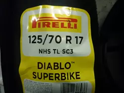 125/70 R 17 Diablo Superbike 125/70 R 17 Diablo Superbike