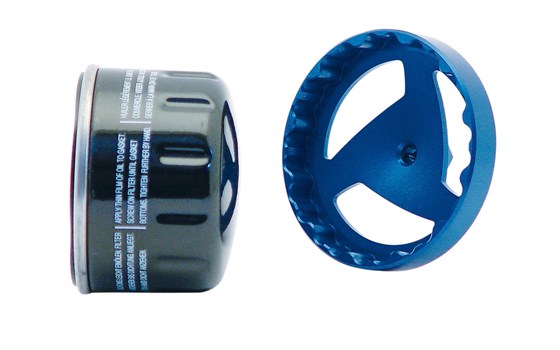 Ölfilterschlüssel- blau - Bild 1