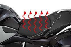 Ergo Sitzbank Fahrer R 1200/1250 RT LC mit Sitzheizung und Geleinlage - schwarz - hoch