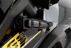 Blinkerschutzbügel für LED-Multifunktionsblinker kurzer Sockel - schwarz - Satz Blinkerschutzbügel für LED-Multifunktionsblinker kurzer Sockel - schwarz - Satz