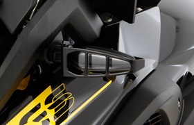 Blinkerschutzbügel für LED-Multifunktionsblinker kurzer Sockel - schwarz - Satz