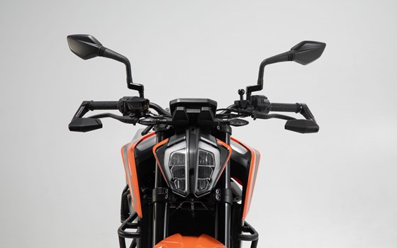 Hebelschützer mit Windabweiser. Schwarz. KTM 790/890/990 Duke, 1290 Super Duke R. - Bild 2