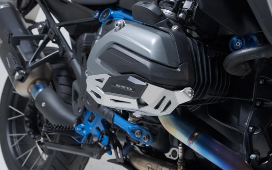 Zylinderschutz. Schwarz/Silbern. BMW R 1200-Modelle (12-18). - Bild 1