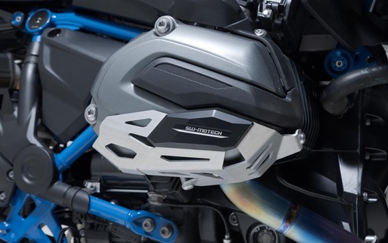 Zylinderschutz. Schwarz/Silbern. BMW R 1200-Modelle (12-18). - Bild 3