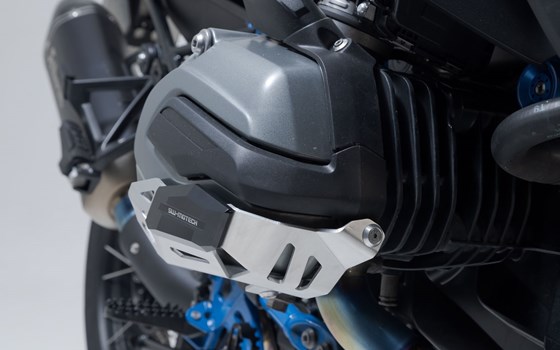 Zylinderschutz. Schwarz/Silbern. BMW R 1200-Modelle (12-18). - Bild 4