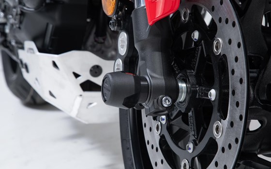 Sturzpad-Kit für Vorderachse. Schwarz. Yamaha Tracer 9 / GT (20-). - Bild 5