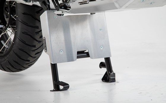 Motorschutz-Verlängerung am Hauptständer. Silbern. BMW R1200GS (12-18), R1250GS (18-). - Bild 1 Motorschutz-Verlängerung am Hauptständer. Silbern. BMW R1200GS (12-18), R1250GS (18-). - Bild 1