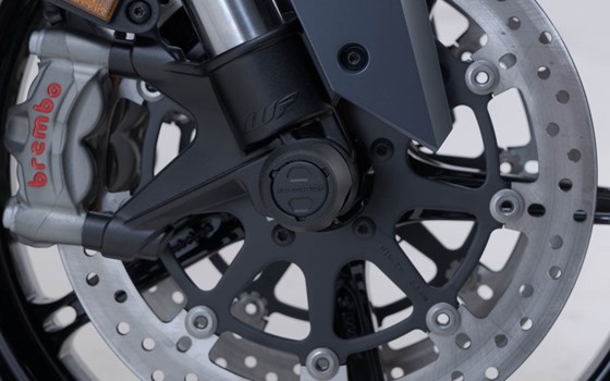 Sturzpad-Kit für Vorderachse. Schwarz. KTM-Modelle, 800MT, Svartpilen 801. - Bild 3