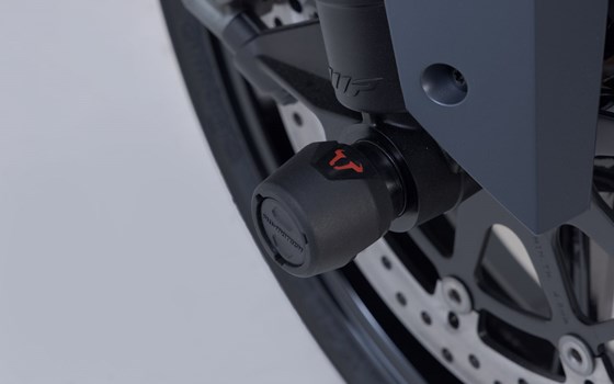 Sturzpad-Kit für Vorderachse. Schwarz. KTM-Modelle, 800MT, Svartpilen 801. - Bild 4