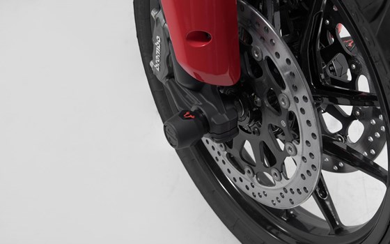 Sturzpad-Kit für Vorderachse. Schwarz. Ducati Multistrada V4 / Hypermotard 950. - Bild 4