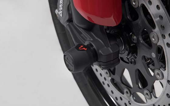 Sturzpad-Kit für Vorderachse. Schwarz. Ducati Multistrada V4 / Hypermotard 950. - Bild 5