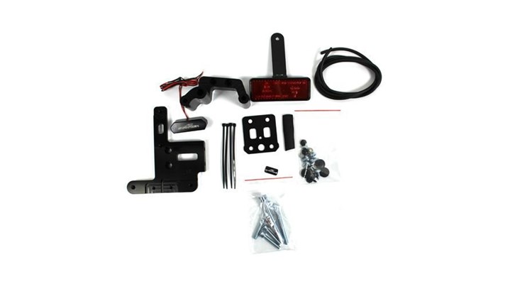 Seitlicher Kennzeichenhalter für BMW R nine T Seitlicher Kennzeichenhalter für BMW R nine T