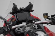 Navi-Halter am Lenker. Schwarz. Ducati Multistrada V4 (20-).