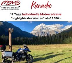 Individuelle Motorradreise Kanada - Wunschtermin Individuelle Motorradreise Kanada - Wunschtermin