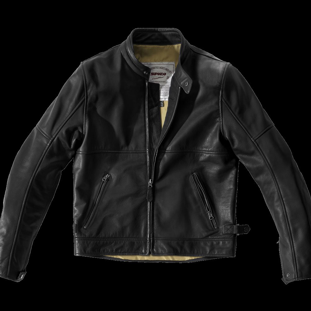 SPIDI Rock Leather Jacket Black