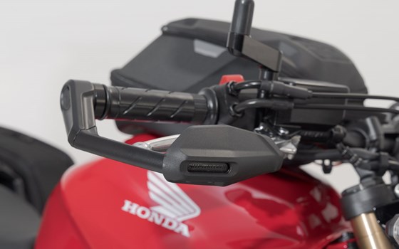 Hebelschützer mit Windabweiser. Schwarz. Honda CB650R, CB500F, CB500 Hornet. - Bild 3