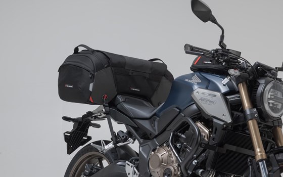 PRO Travelbag Hecktasche. 1680D Ballistic Nylon. Schwarz/Anthrazit. 65 l. - Bild 4