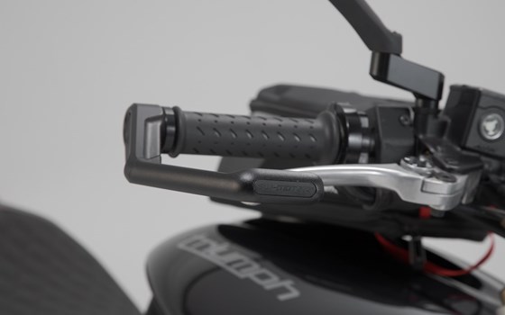 Hebelschützer. Schwarz. Triumph Street Triple 675. - Bild 3