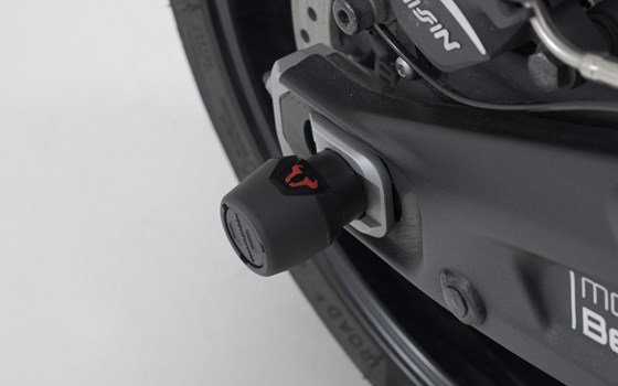 Sturzpad-Kit für Hinterachse. Schwarz. Daytona, Trident, Tiger 660, X-Cape 650. - Bild 4