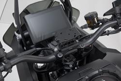 Navi-Halter am Lenker. Schwarz. KTM 1290 Super Adventure (21-).