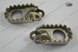 Fussrastensatz Stahl breit f. Kawasaki KLX250/KLX650R 93-97, Honda XR 600 86-90