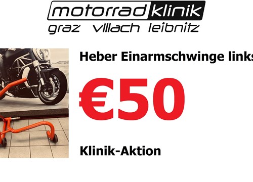 Heber Einarmschwinge links  €50.- 