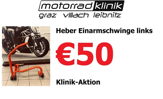 Heber Einarmschwinge links  €50.- 