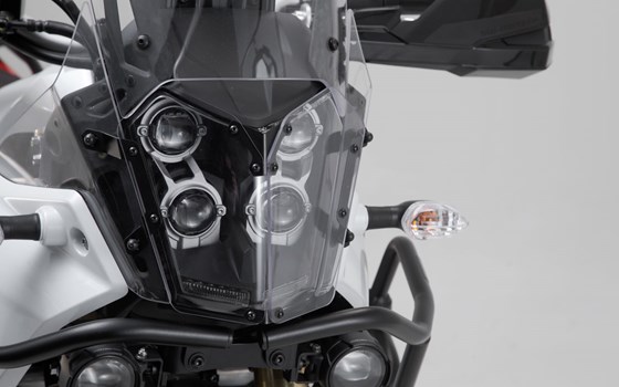 Scheinwerferschutz. Halterung mit Blende. Yamaha Ténéré 700 (19-). - Bild 1