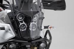 Scheinwerferschutz. Halterung mit Blende. Yamaha Ténéré 700 (19-).