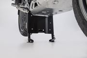 Motorschutz-Verlängerung am Hauptständer. Schwarz. BMW R 1200 GS (12-18), R 1250 GS (18-).