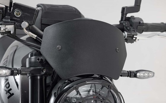 Windschild. Schwarz. Triumph Trident 660 (21-). - Bild 3