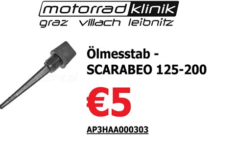 Marke: Scarabeo Artikelname: Ölmesstab SCARABEO 125-200 €5  