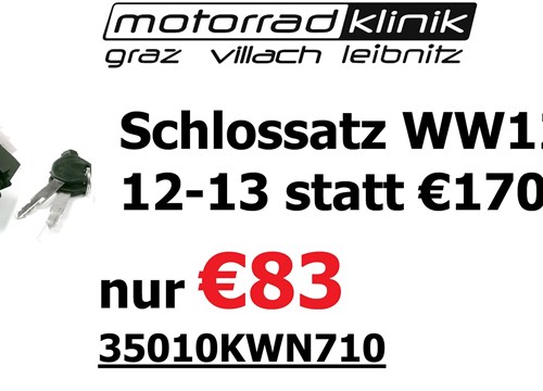Schlossatz WW125 12-13 statt €170 nur €85