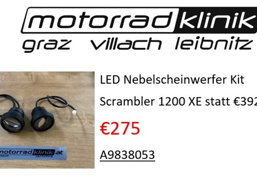 LED Nebelscheinwerfer Kit Scrambler 1200 XE statt €392 nur €275