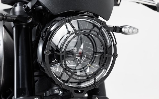 Scheinwerferschutz. Schutzgitter. Triumph Trident 660 (21-). - Bild 2