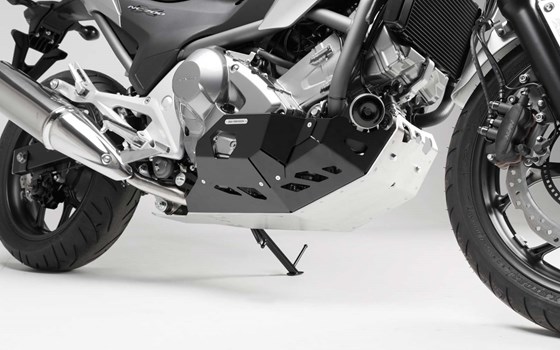 Motorschutz. Schwarz/Silbern. Honda NC700 / NC750 mit DCT. - Bild 1