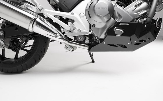 Motorschutz. Schwarz/Silbern. Honda NC700 / NC750 mit DCT. - Bild 3