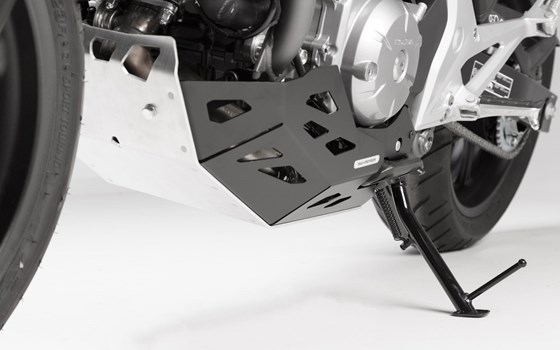 Motorschutz. Schwarz/Silbern. Honda NC700 / NC750 mit DCT. - Bild 5