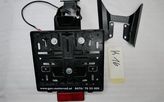 kurzer Kennzeichenhalter KTM 125 Duke - Bild 1 kurzer Kennzeichenhalter KTM 125 Duke - Bild 1