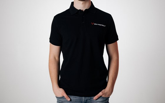 Team Polo-Shirt. Core Line. Schwarz. Herren. Größe S. - Bild 1