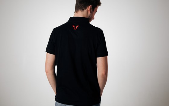 Team Polo-Shirt. Core Line. Schwarz. Herren. Größe S. - Bild 2