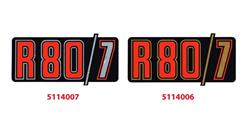 Aufkleber R80/7 für BMW R 100 Modelle
