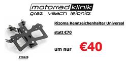 Rizoma Kennzeichenhalter Universal statt €70 um nur €40