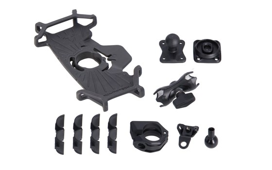 Universal Navi-Kit T-Lock Halter Smartphone groß. Inkl. 2"" Klemmarm. Für Lenker/ Spiegelgewinde. - Bild 1 Universal Navi-Kit T-Lock Halter Smartphone groß. Inkl. 2"" Klemmarm. Für Lenker/ Spiegelgewinde. - Bild 1