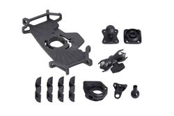Universal Navi-Kit T-Lock Halter Smartphone groß. Inkl. 2"" Klemmarm. Für Lenker/ Spiegelgewinde.