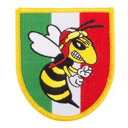 Aufnäher mit Motiv "Wappen böse Wespe", Italien